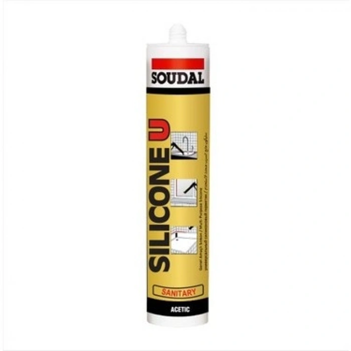 SOUDAL Şeffaf Slikon 280gr Genel Amaçlı Silikon Transparent