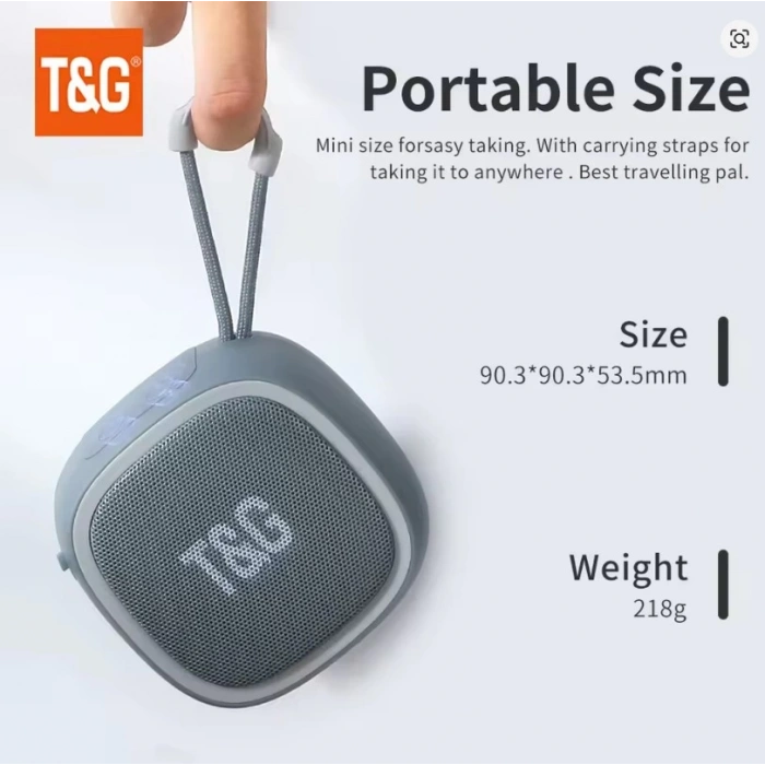 T&G Ses Bombası Hoparlör Bluetooth Usb-Sd-Fm Destekli Kablosuz Taşınabilir Wireless 5w