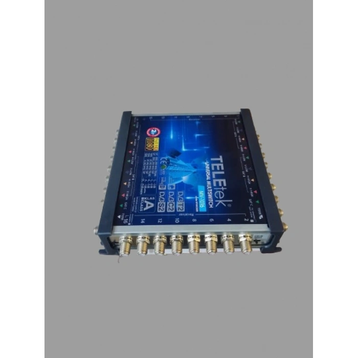 TELETEK 16 Çıkışlı Üniversal Multi Switch Hybrid Uydu Santrali Sonlu & Kaskatlı Kullanılabilir