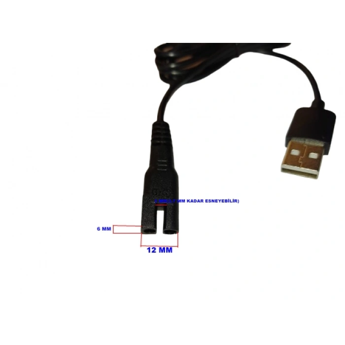 Traş Makinesi 5v USB Şarj Kablosu Girişi Ayrık