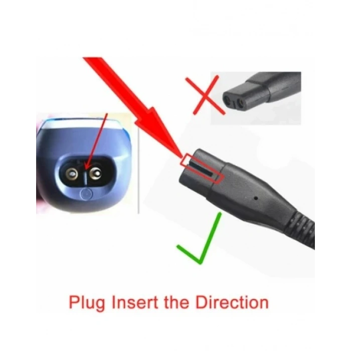 Traş Makinesi Kablosu (Direk 220 Volt ile Şarj Olan Cihazlar için)