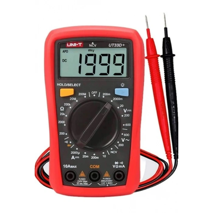 UNI-T Dijital Ölçü Aleti Ac/Dc Direnç Diyot Akım Ölçebilme NCV Özellikli Otom. Kap. UNIT