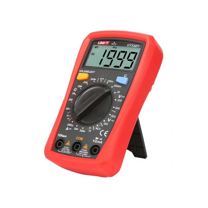 UNI-T Dijital Ölçü Aleti Ac/Dc Direnç Diyot Akım Ölçebilme NCV Özellikli Otom. Kap. UNIT