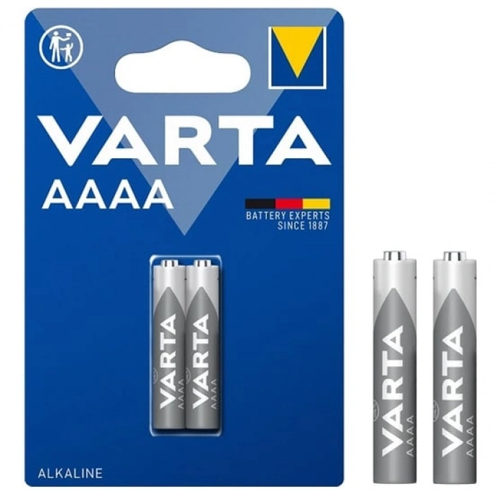 VARTA 1.5v Alkalin AAAA Boy İncenin İncesi Kalem Pil 2Li Kart