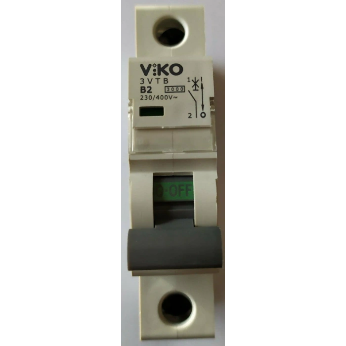 VİKO 1X2A C W-Otomat C 4,5kA (Kombi Sigortası) Monofaze Tek Fazlı W Otomat Sigorta