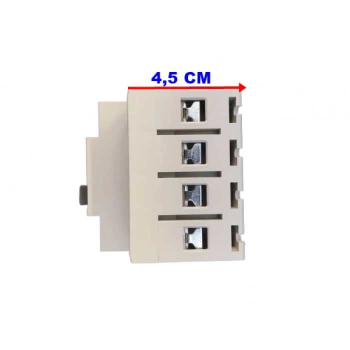 VİKO 4x30A 30mA 6kA Ac Tip Üç Faz Trifaze Kaçak Akım Koruma Rolesi (380 volt Sanayi Tip)