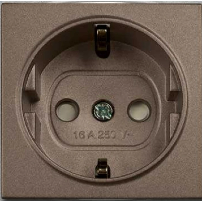 VİKO ARTLİNE NOVELLA/TRENDA ANTRASİT TOPRAKLI PRİZ DÜĞME