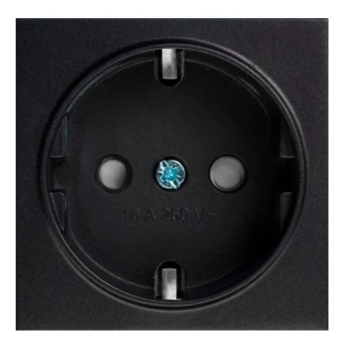 VİKO ARTLİNE NOVELLA/TRENDA SİYAH KAPAKLI TOPRAKLI PRİZ KAPAK Ç.K.