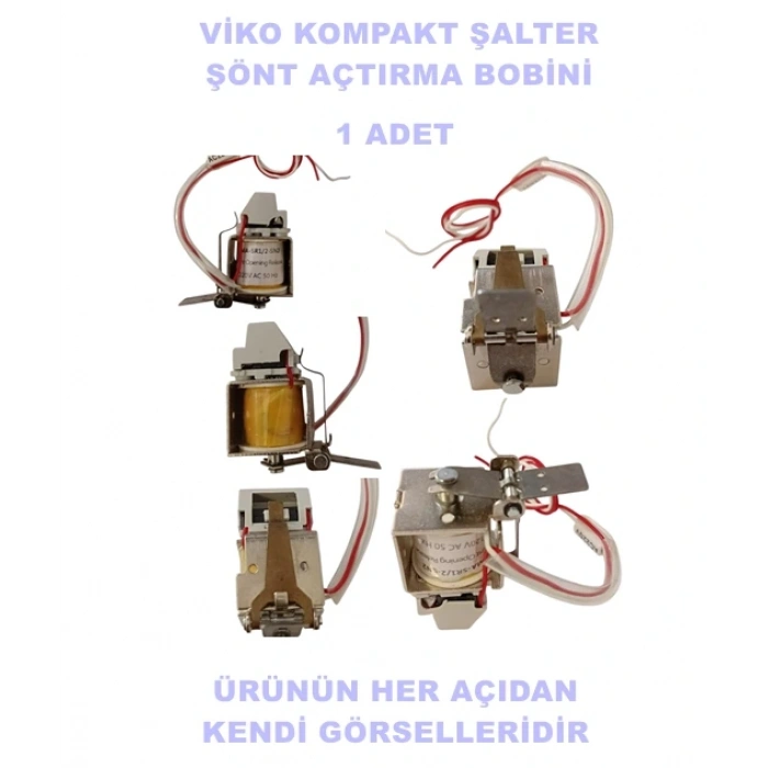 VİKO Kompak Şönt Şalter Açtırma Bobini VMF1/VMF2/VMT2/VMR2/SN2 Modellere Uyumludur