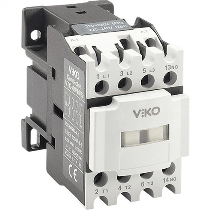 VİKO Kontaktör 12A 220v Bobin VTC-12/10/S