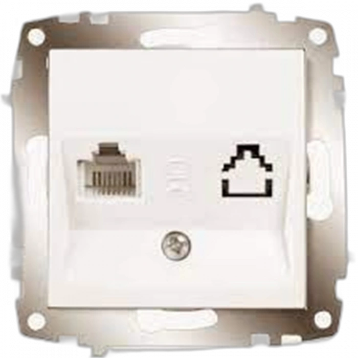 VİKO KREM KARRE MERIDIAN NÜMERİS TELEFON PRİZİ