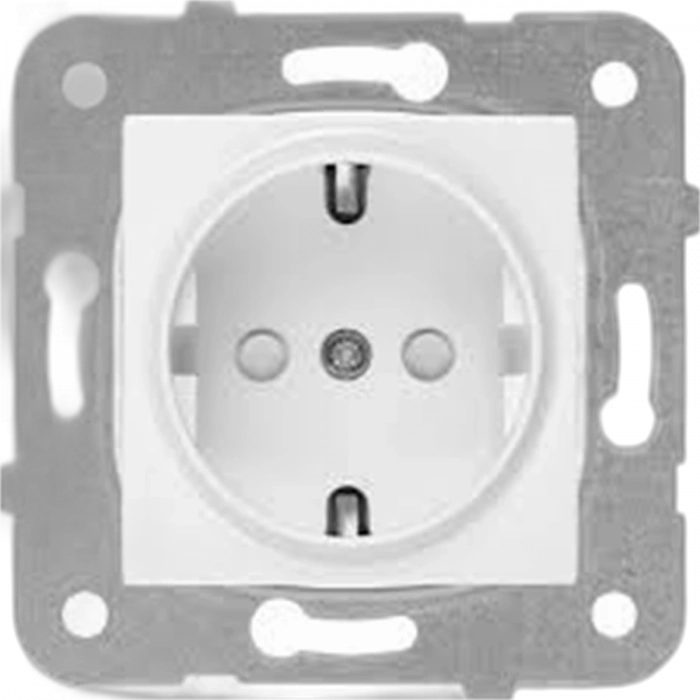 VİKO KREM KARRE MERIDIAN TOPRAKLI PRİZ