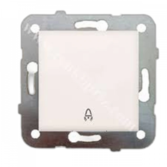 VİKO KREM KARRE MERIDIAN ZİL ANAHTARI