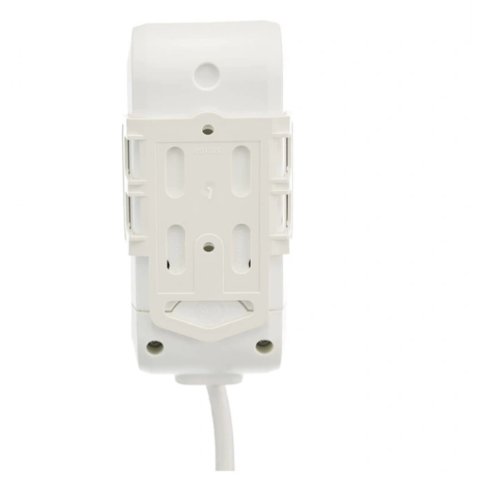 VİKO Multilet İkili 3Mt Ara Kablolu Grup Priz Topraklı Klemensli Beyaz