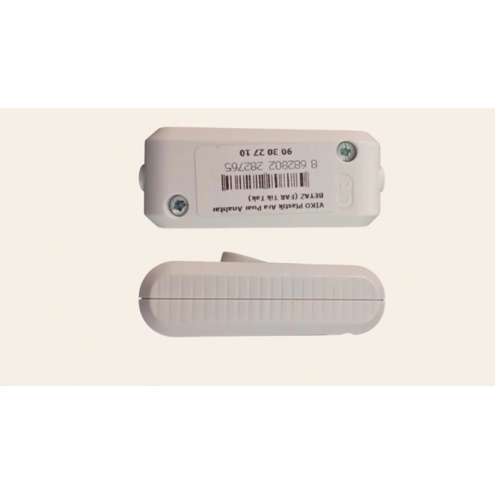 VİKO Plastik Ara Puar Anahtar BEYAZ (FAR Tik Tak)