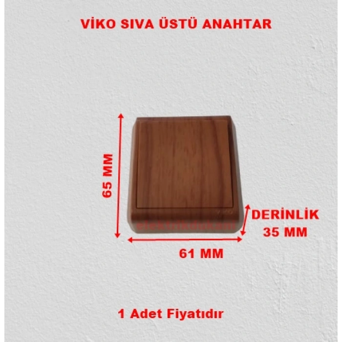 VİKO VERA MAUN SIVA ÜSTÜ ANAHTAR