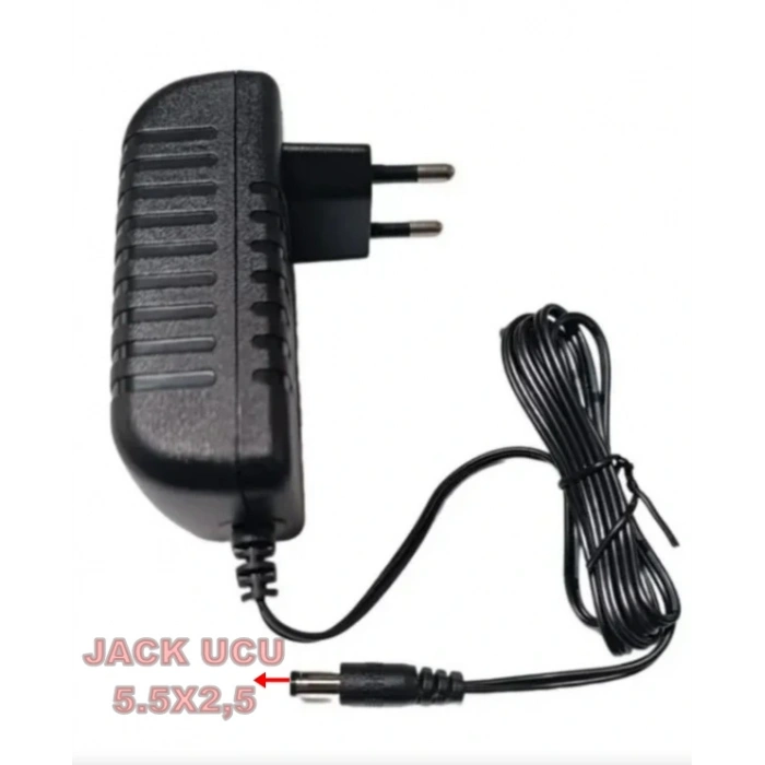 WEKO 14.4V Dc 1A Li-On Şarjlı Matkap ve Şarjlı Süpürge Şarj Aleti (5.5x2.5 Jaklı +Krokodilli 14.4 Volt 1 Amper 1000 mA)