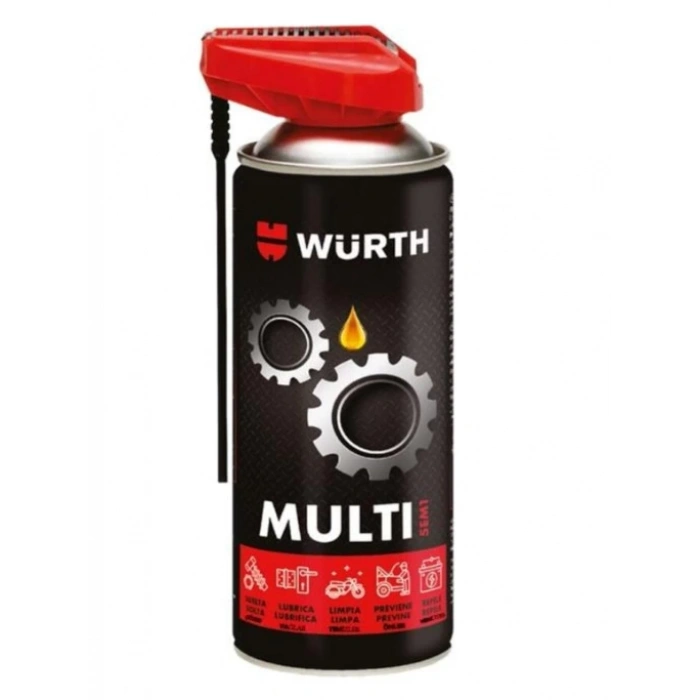 WÜRTH Kobra Başlı Multi Çok Amaçlı Sprey 400ml Temizleme - Yağlama - Pas Çözme ve Bakım Hepsi Bir Arada WD40