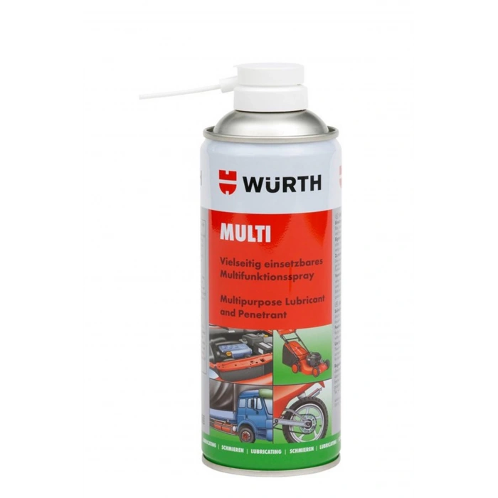 WÜRTH Multi Çok Amaçlı Sprey 400ml Temizleme - Yağlama - Pas Çözme ve Bakım Hepsi Bir Arada