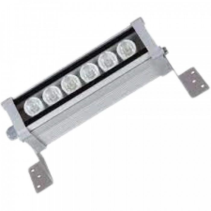 YCL WALLWASHER 6X1W 6W 20CM KIRMIZI