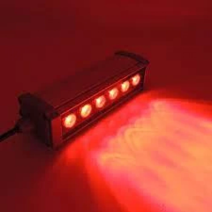 YCL WALLWASHER 6X1W 6W 20CM KIRMIZI