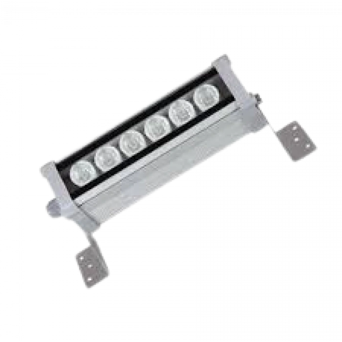 YCL WALLWASHER 6X1W 6W 20CM YEŞİL