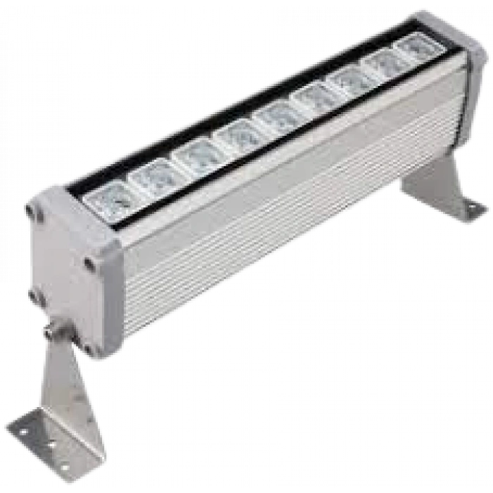 YCL WALLWASHER 9X1W 9W 30CM YEŞİL