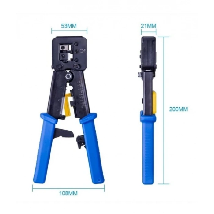 Yeni Nesil Köken Konnektör Jak Pensesi RJ45 RJ11 RJ12 Cat5 Cat6 / 4Pin-6Pin-8Pin İçin Uygundur