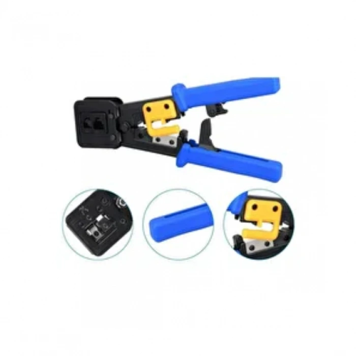 Yeni Nesil Köken Konnektör Jak Pensesi RJ45 RJ11 RJ12 Cat5 Cat6 / 4Pin-6Pin-8Pin İçin Uygundur