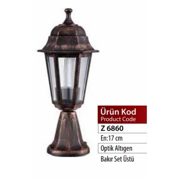 ZERPA ALTIGEN SET ÜSTÜ ARMATÜR BAKIR ESKİTME