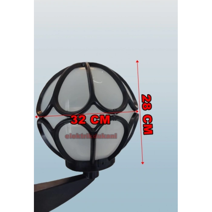 ZERPA Meridyen Duvar Aplik Armatür Siyah E-27