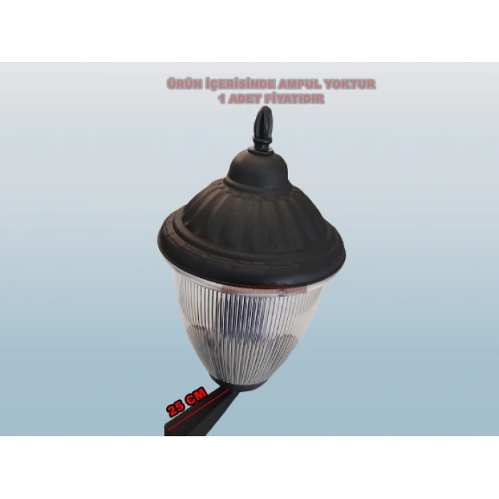 ZERPA Prizma Duvar Aplik Armatür Siyah E-27