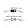 1N4007 Diyot Saç Kurutma Elektronik Kart Diyotu 1000v 1A