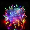 220v Süsleme Ledi RGB 10mt Dış Mekan 100lü Boncuk İp Süsleme Ledi IP65 Şeffaf