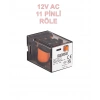 EMAS 11 PİNLİ ENDÜSTRİYEL ROLE 12V AC