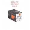 EMAS 11 PİNLİ ENDÜSTRİYEL ROLE 220V AC