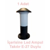 ZERPA Mantar Set Üstü Aplik BEYAZ Bahçe Armatür ABS Plastik E-27 Duylu IP45
