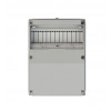 NEAD Boş 242x322x127 Kombinasyon Kutusu Termoplastik Gri IP65 (2 Trifaze 2 Monofaze Priz Takılabilir)