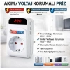HOROZ Protex-r Ani Yüksek Akım Korumalı Priz Dijital Göstergeli 140v-280v Arası Ayarlanabilir
