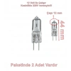 PHILIPS 12 Volt 50 Watt G4 Halojen Kapsül (2 Li Takım Kalın Ayaklı) 850 Lm GY6.35 2900k Sarı Işık
