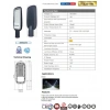 HOROZ Texas-100 100w Ledli Sokak Lambası Armatürü Beyaz Işık 6400k 220 Volt IP65