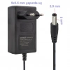 Dc 9v 2A 2000mA Adaptör 5.5x2.5mm Siyah Plastik Kasa Doğru Akım 9 Volt 2 Amper