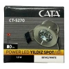 CATA Yıldız 1.5w SATEN Kasa Beyaz Işık Power Ledli Parmak Spot 6500k 220v IP20