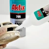AKFİX Profesyonel Şok Hızlı Yapıştırıcı Kit 200ml + 50ml (Mdf Plastik Porselen Gibi Genel Amaçlı Yapıştırıcı+Aktivatör)