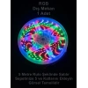 GLOBAL K2 RGB Dış Mekan Şerit Led 10 Çipli 1mt 12V Dc IP44 (60 led/1mt 12 Volt)