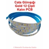 CATA 12v Dc GÜNIŞIĞI 12 Çip Gold İç Mekan Şerit Led 3000k 1mt 16w IP20 (Metrede 12 Çipli 60 Led)