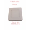 VİTO SIVA Ü. KARE 6W LED PANEL SPOT BEYAZ 6000K