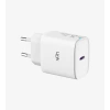 LİNKTECH Pd Type-C & Type-C Kablolu Şarj Aleti Set BEYAZ 25w Pd/Pd  3.0
