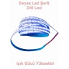 SCHUAR 12v Dc BEYAZ 16w/240 Led Extra Parlak İç Mekan Şerit Led IP20 12 Volt 1mt