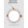 HOROZ Stella-10 10w BEYAZ Işık Çerçevesiz Ayarlanabilir Sıva Altı Led Panel Spot 10 Watt 6400k 935lm 220V IP20